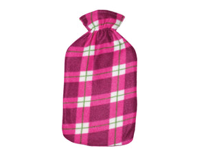 Bolsa de agua caliente 2L con funda rosa