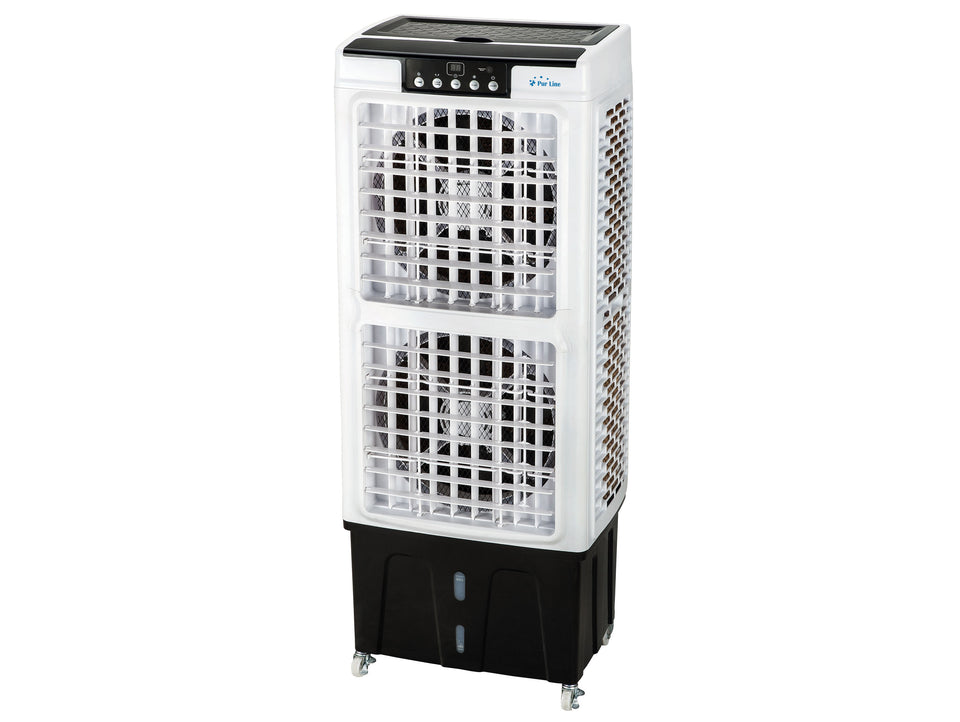 Climatizador evaporativo, ventilador, humidificador, purificador de aire de 220W con doble ventilador para grandes estancias