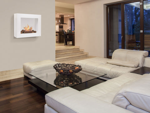 Chimeneas bioetanol pared Material Acero 