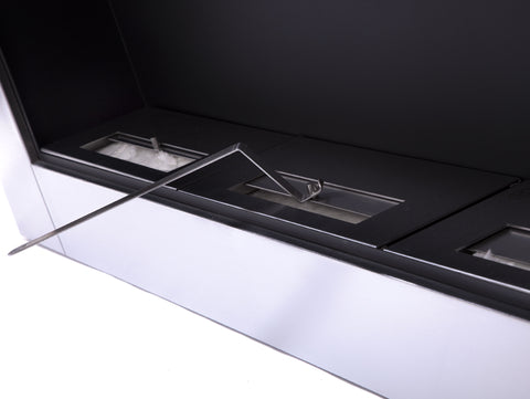 Potencia Maxima 6000 W Chimenea de etanol panorámica con 3 quemadores