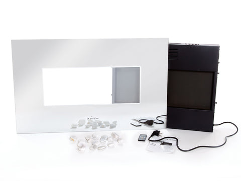 Chimenea eléctrica con calefacción - Chimenea con potencia de 2000W.