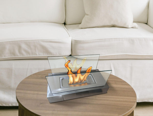 ALGEIROS INOX: Chimenea bioetanol de mesa