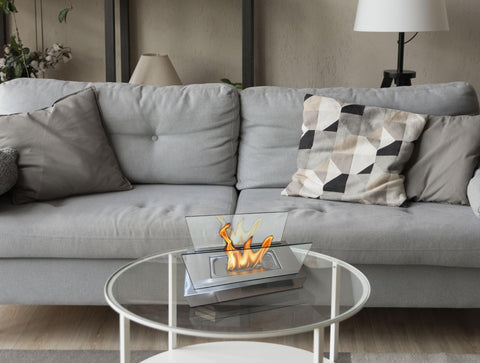Chimenea bioetanol de mesa Material Acero