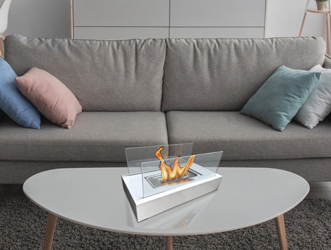 Chimenea bioetanol de mesa Material Acero