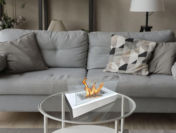ALGEIROS W: Chimenea bioetanol de mesa