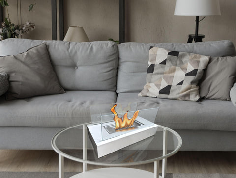 ALGEIROS W: Chimenea bioetanol de mesa