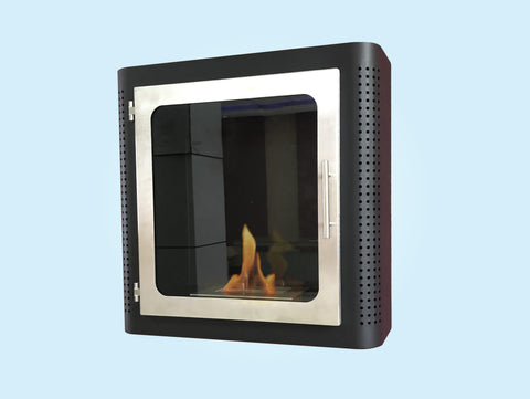 Chimeneas bioetanol pared Material Acero