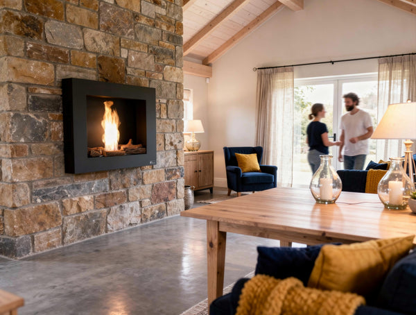 BESTBIO AF-BB: Chimeneas bioetanol pared