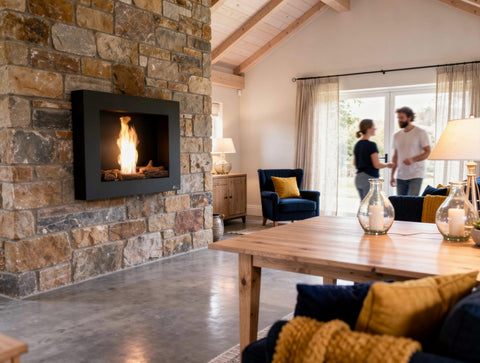 BESTBIO AF-BB: Chimeneas bioetanol pared