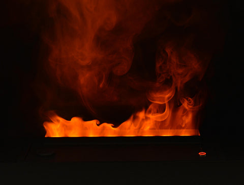 BESTBIO B FIRECOOL: Chimenea mural decorativa con llama simulada
