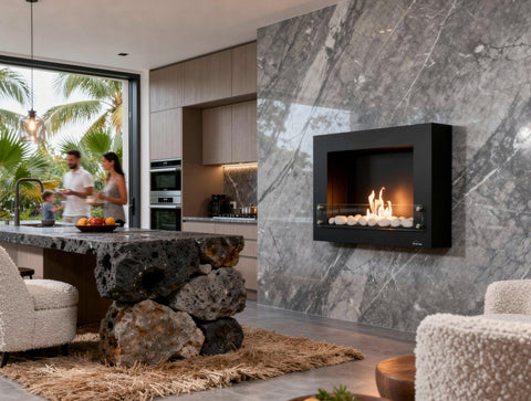 BESTBIO DESIGN B: Chimeneas bioetanol pared