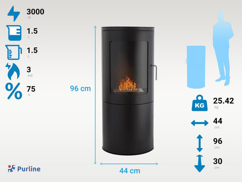 BESTFIRE COMPACT B Color Negro