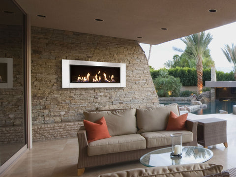 Chimeneas bioetanol pared Material Acero