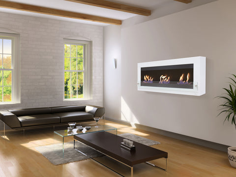 Chimeneas bioetanol pared Material Acero