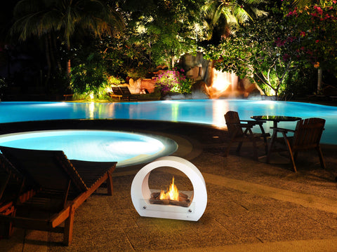 Chimeneas bioetanol de suelo Material Acero