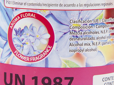 LIQ-AIRFRESH: Combustible Etanol de origen natural aroma floral. Caja 12 Botellas de 1 litro
