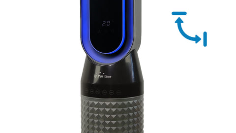 Calefactor digital 2kW con LED ambiental
