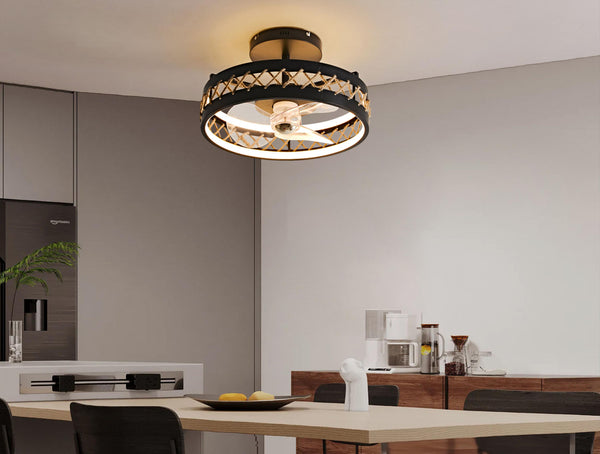 CEILY ROPE: Ventiladores Lámpara Led