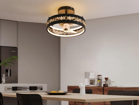 CEILY ROPE: Ventiladores Lámpara Led