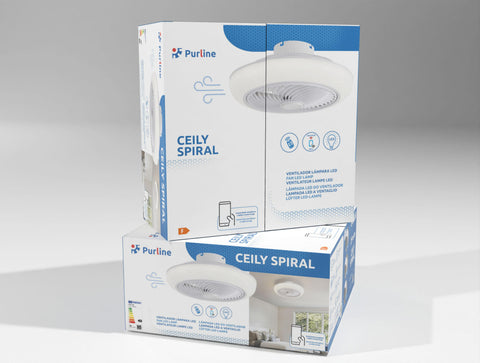 Ventiladores Lámpara Led Peso Artículo 3.33 kg