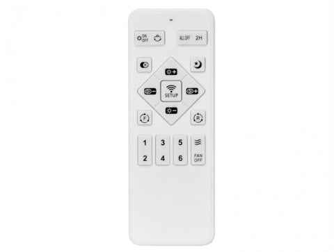Color Blanco Ventilador Lámpara LED con rejilla