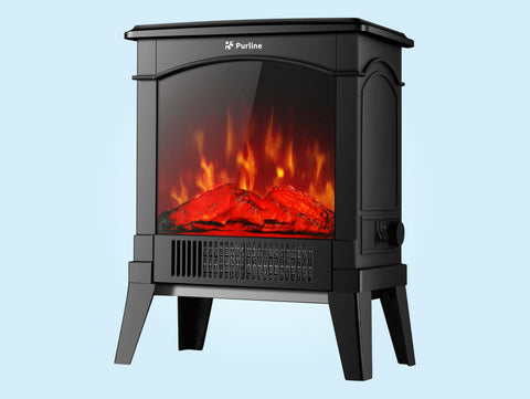 CHE-100: Chimenea eléctrica de suelo compacta 1500 W