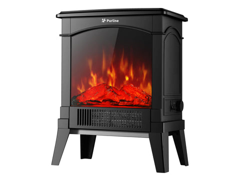 Chimenea eléctrica de suelo compacta 1500 W