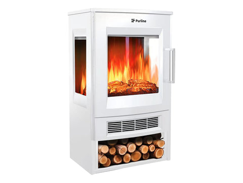 Estufa eléctrica grande de suelo con control WiFi por App