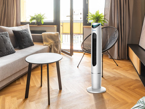 RAFY 85: Climatizador evaporativo 65 W con mando a distancia