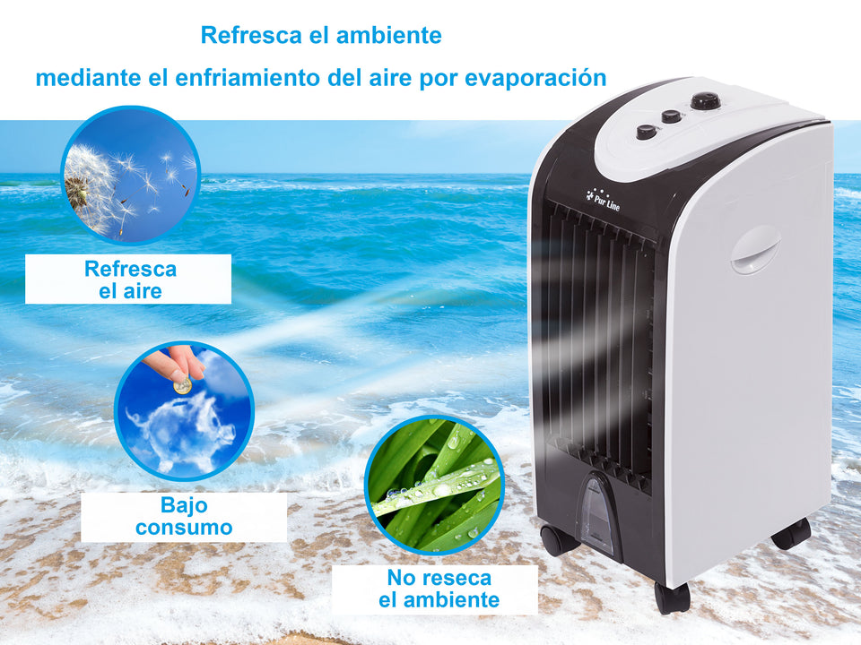 Climatizador evaporativo de bajo consumo con función COOL
