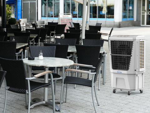 Potencia Maxima 160 W Climatizador evaporativo de gran caudal y 3 velocidades