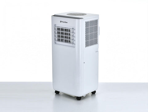 Frigorías 2250 Frig. Aire Acondicionado portátil 9000 BTU con deshumidificador y termostat