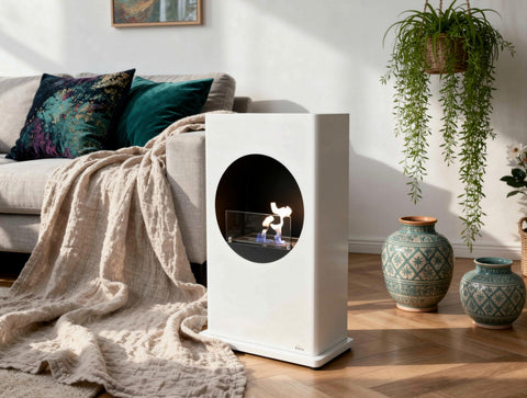 Chimeneas bioetanol de suelo Material Acero
