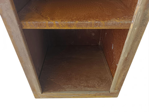 Superficie de cocción 60 cm Barbacoa de acero corten con plancha de 60 cm