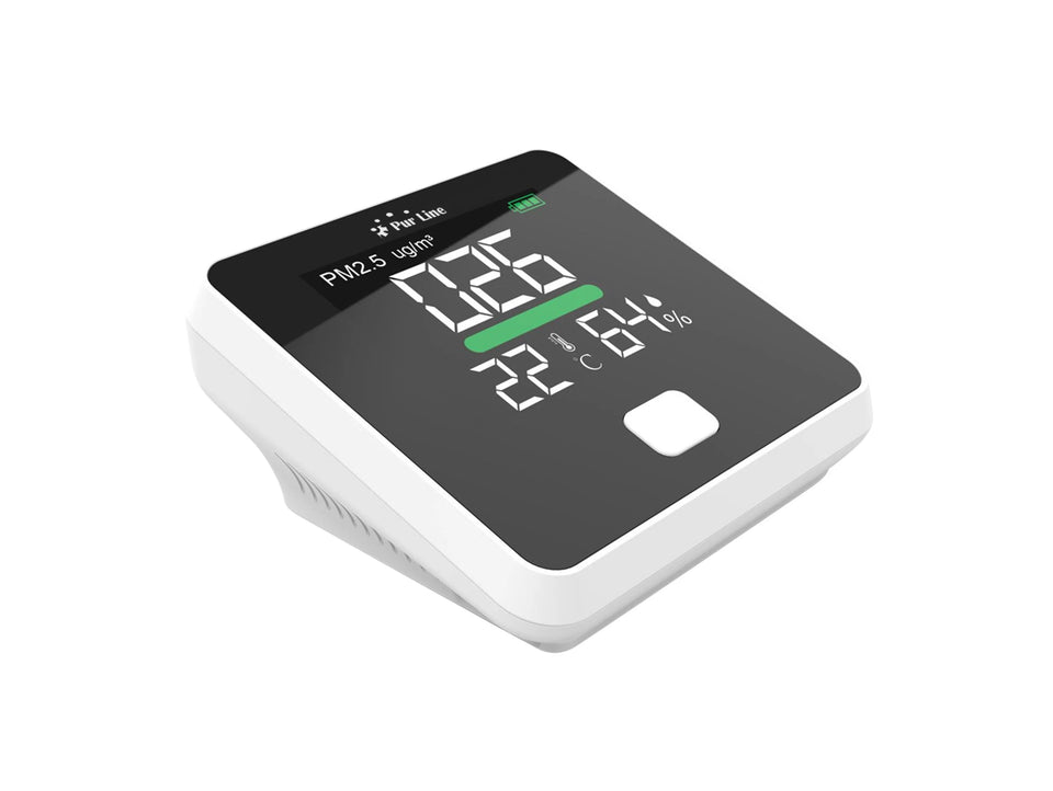 Medidor de la calidad del aire con sensor PM2.5 y 3 funciones