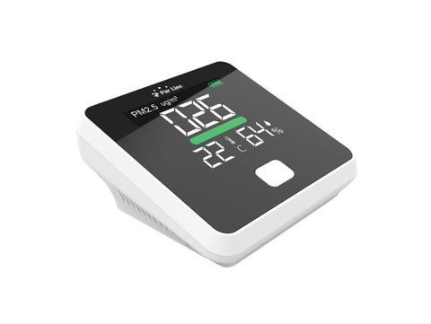 Estación meteorológica inalámbrica - AIRTESTER BASIC de Purline | Medidor PM, Temperatura y Humedad | Sensor PM2 | 3 Funciones