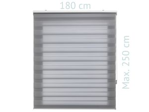Estor Enrollable 180X250 GRIS Noche y Día