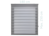 Estor Enrollable 180X250 GRIS Noche y Día