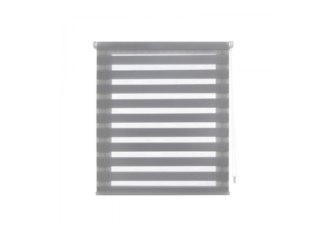 Estor Enrollable 37X180 GRIS3 Noche y Día EASY FIX