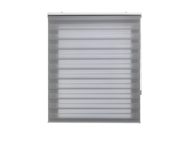 Estor Enrollable 120X180 GRIS Noche y Día