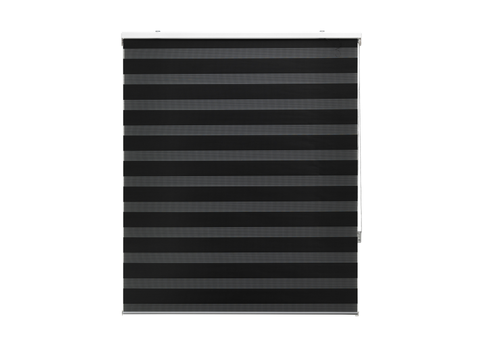 Estor Enrollable 140X250 NEGRO Noche y Día