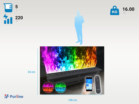 FIRECOOL COLORS 100 Consumo sin calor 220 W
