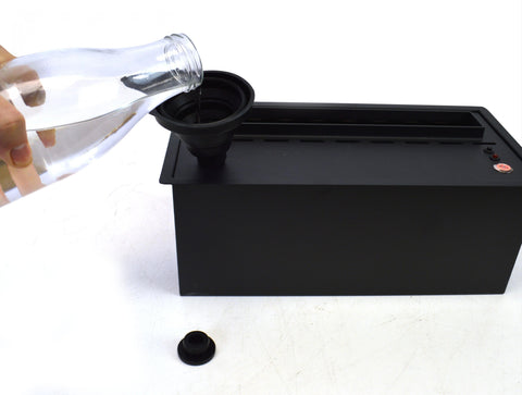 FIRECOOL COMPACT: Chimenea decorativa con llama simulada tamaño compacto