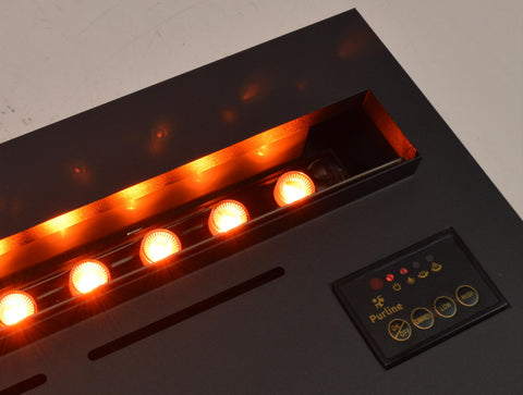 FIRECOOL ORANGE 70: Chimenea decorativa con llama simulada