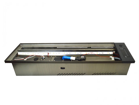 Voltaje 220-240 V Chimenea decorativa con llama simulada y leños