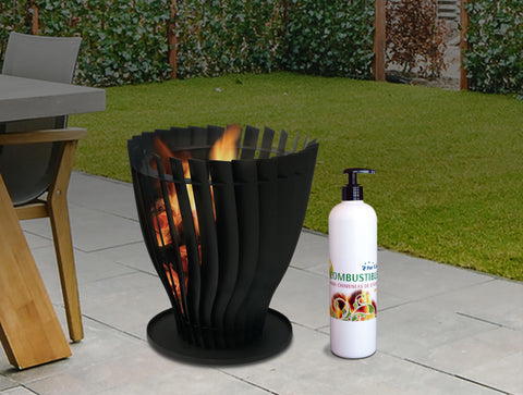 GEL-12B: Combustible Etanol en gel de origen natural aroma neutro. Caja de 12 Bot. de 500ml