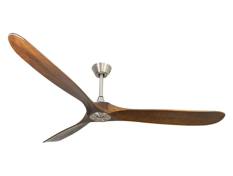 Ventilador de techo DC marrÃ³n con aspas de 178cm para 55m2