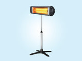 Calefactor halógeno - Purline HEATY EXC 25 | 2500W | De pie o Mural, | Interiores y Exteriores | 3 Potencias