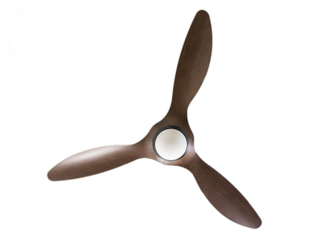 HELIX WOOD: Ventilador de Techo ø132 cm con LED y Wifi Reversible Hypersilence