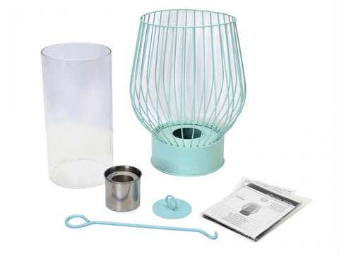 Chimenea de sobremesa tipo farol